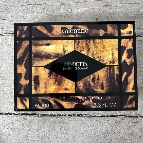 Vintage Valentino Pour Homme Vendetta Mens Perume 3.3fl OZ New In Box Unused